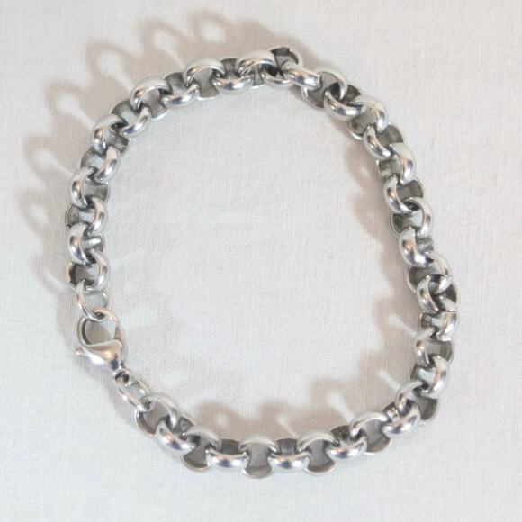 T&T Bracelet Stainless Steel Belcher Chain - Picture 5 of 9